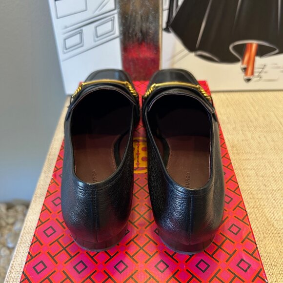 Tory Burch Perrine Square-Toe Loafers - Picture 6 of 9